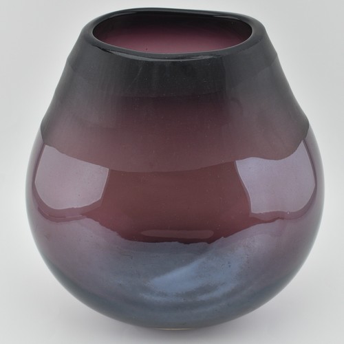 Heavy hand blown - hand, purple