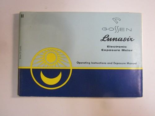 Catalog user manual gossen - ,
