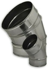 Galvanized Steel Spiral Bend