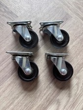 12x Swivel Casters Wheels Ball Bearings 41mm Set