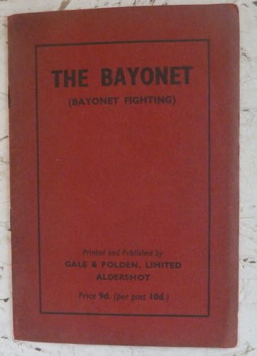 Vintage booklet the bayonet - vintage,
