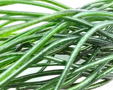 150g aventurine green vitrigraph stringers, Bullseye Glass 90coe glass fusing