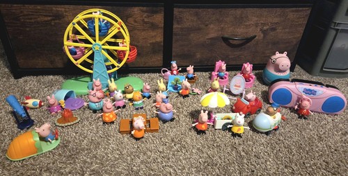 Peppa pig playset lot - playset,
