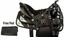 Black Synthetic Western Saddle
