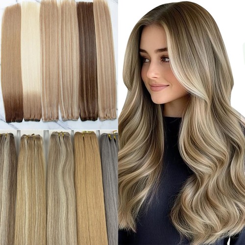 Weave sew weft human hair - human,