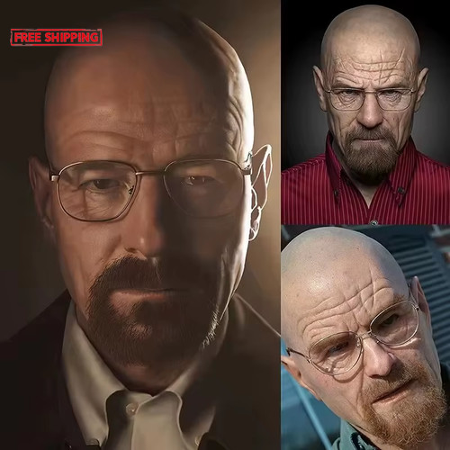 Realistic bald old man - bald,