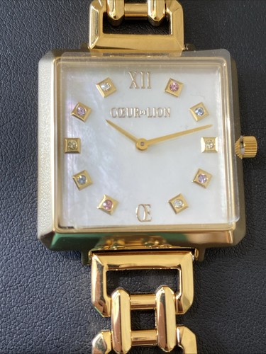 Coeur lion watch gold plate - coeur,