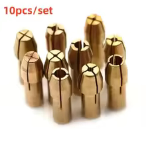 10pcs brass drill chuck collet - 10pcs,
