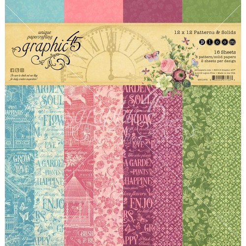 Graphic bloom 12 x12 - graphic, 45