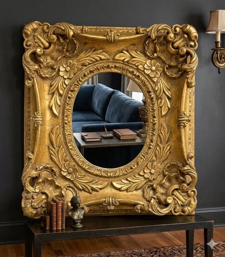 Oval beveled mirror - oval,