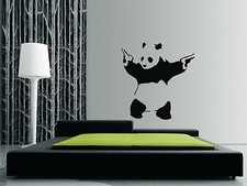 BANKSY PANDA Wall Art Sticker