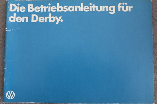 Derby owners manual - derby,