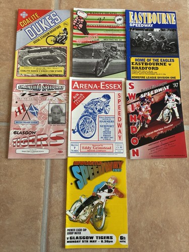 Programme booklets speedway - booklets,