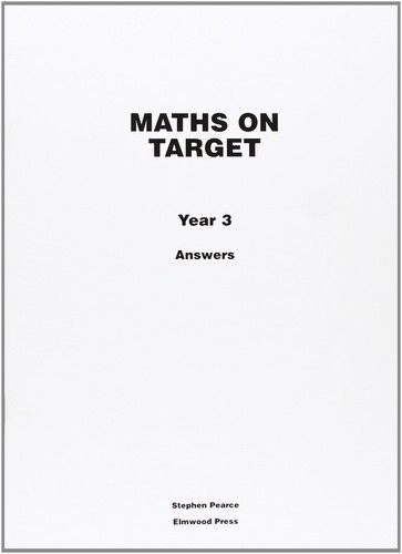 Maths target year answers - on, 3