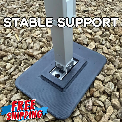 2pc awning feet plates - 2pc,