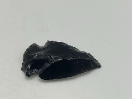 Obsidian arrowhead - obsidian,