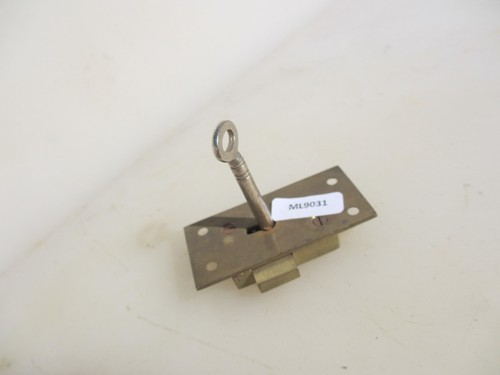 Vintage brass cabinet lever - brass,