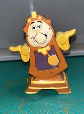 Vintage Disney Cogsworth Clock Beauty & The Beast Figurine Taiwan 4 1/4" Ceramic