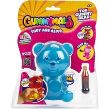GUMMYMALS INTERACTIVE BLUE GUMMY BEAR WITH 20+ SOUNDS & REACTIONS NEW TOY