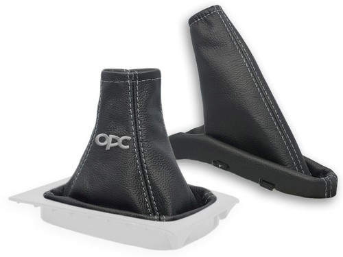 Gear handbrake gaiter leather - handbrake,
