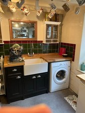 Belfast Sink Unit Appliance Gap - HARDWOOD OPTION *OFFER PRICE*