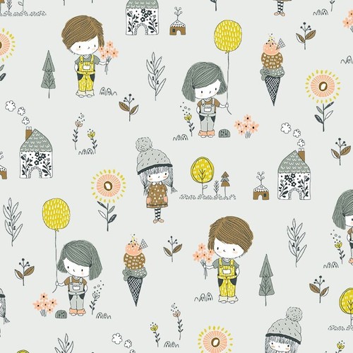 Fat quarter whimsicals - quarter, fabric