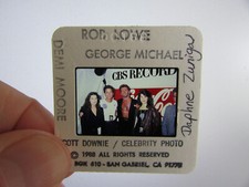 George Michael Rob Lowe Demi Moore Original Press Photo Slide Negative 1988 A