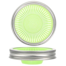  2 Pcs Large Mason Jars with