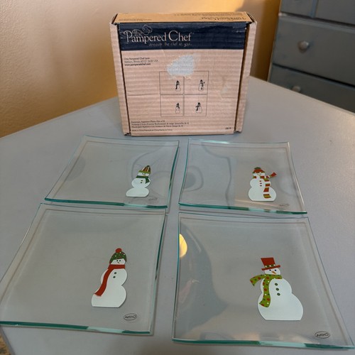 Pampered chef holiday glass - chef,