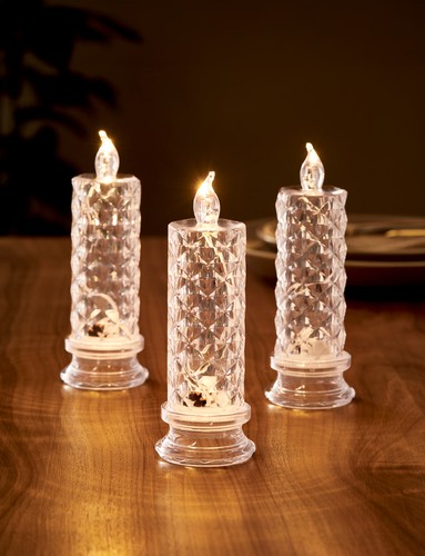 Clear led candles - led, of
