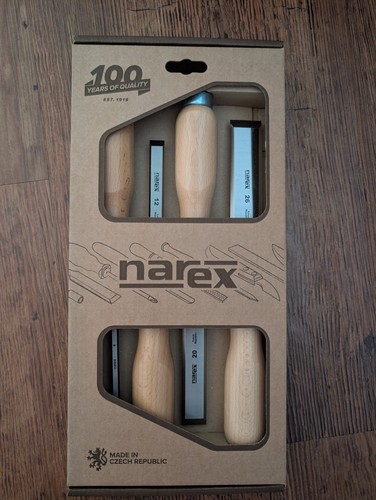 Narex bevel edge chisel set - narex,