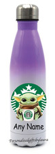 Baby Yoda 500ml Personalised Stainless steel Kids Drinks Children Water Bottle