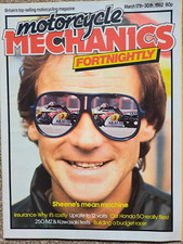 Motorcycle Mechanics Magazine Barry Sheene Yamaha Kawasaki Honda MZ March 1982