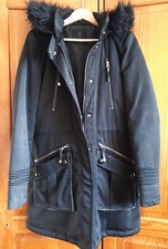 PBO Philosophy Blues Original Ladies Very Warm Winter Parka/Coat, Size M, Black
