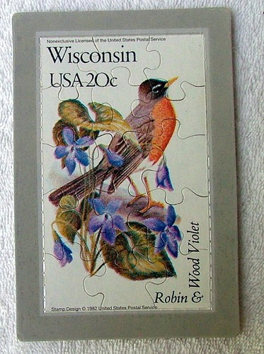 Postcard commemorative puzzle - postcard,