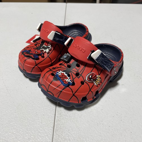 Nwot crocs marvel team spider - marvel,