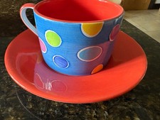 Whittard Of Chelsea Cup And Saucer Set Ceramic Tea Coffee Preowned