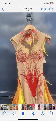 Handmade fire style costume - handmade,
