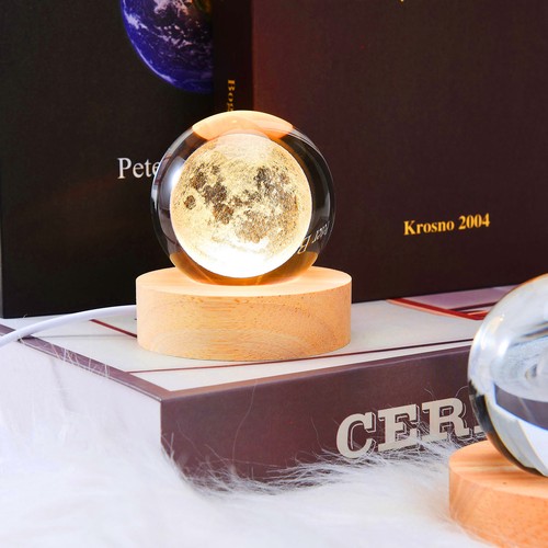 Crystal globe light 3d - ﹣crystal,