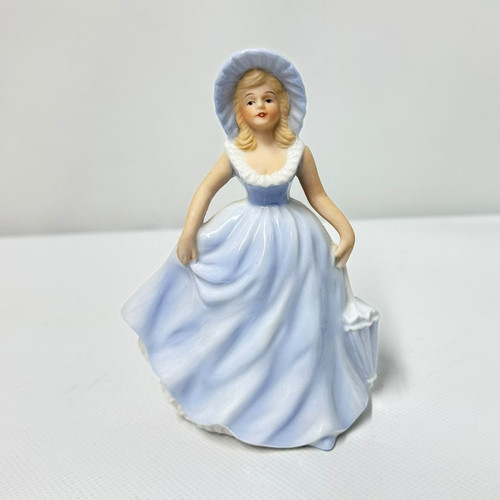 Vintage porcelain lady - vintage,