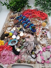 BROKEN jewellery craft projects, recycle, bundle bargain, necklace, bracelet #14