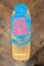 Vision Agent Orange vintage 80s skateboard deck