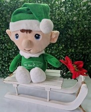 Ribby Hall Holiday Village Christmas Elf Plush 10" Fabulous Condition