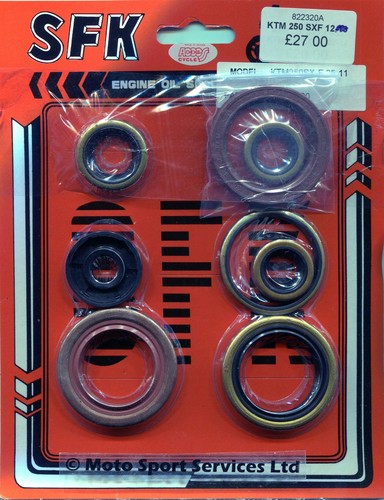 Engine oil seal kit ktm250sxf - oil,