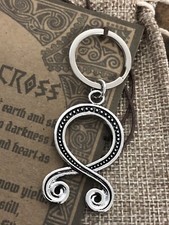 Viking Troll Cross Keyring Bag