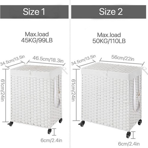 Section laundry basket - laundry,
