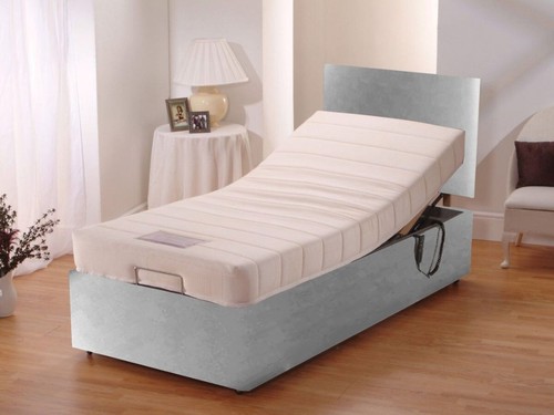 Electric adjustable bed - bed, in
