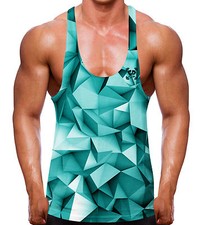 Sky Blue Geometric Gym