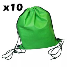 10 x Drawstring Bag Backpack