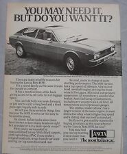 1977 Lancia Beta HPE Original advert
